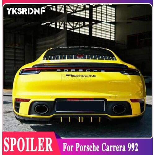 New fashion Sport design Carbon Fiber Auto Spoiler Fit for Porsche 992 sport design carbon fiber rear spoilers FRP material