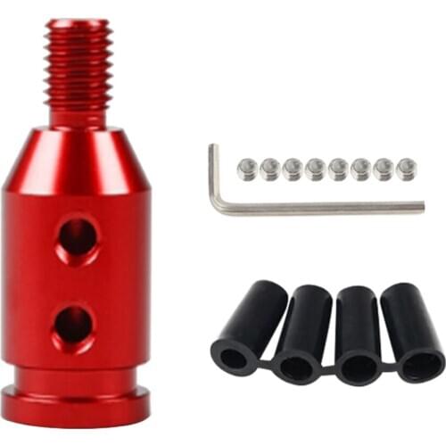 Shift Knob Shifter Adapter for BMW Mini Kei Project Custom (Red)