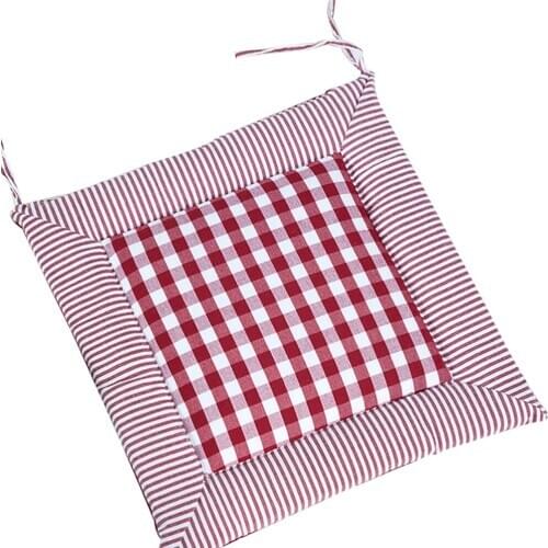 Cotton Linen Cushion Indoor Outdoor Dining Garden Patio Soft Chair Seat Pad Cushion Home Decor 40x40cm