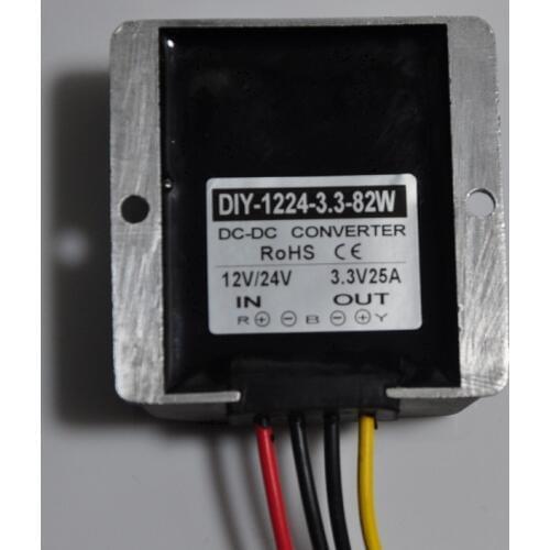 DC DC 12V24V(6-40V) To 3.3V 25A 82W Step Down Converter Buck Module Car Power Supply Adapter Voltage Regulator Waterproof