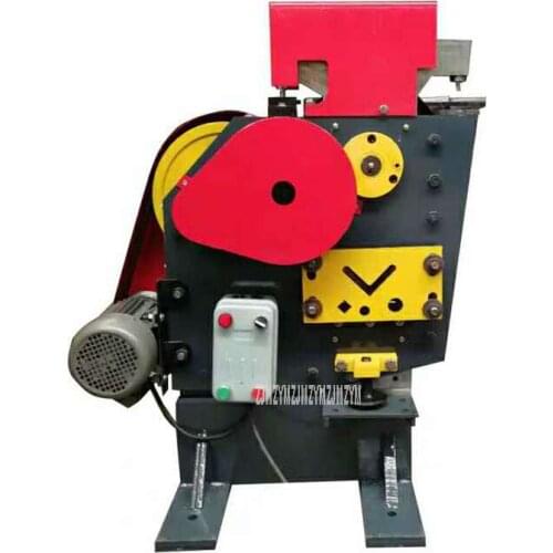 QA-328B Multifunctional Angle Steel Punching and Shearing Cutting Machine Groove Steel Shearing Punching Hole Machine 220V