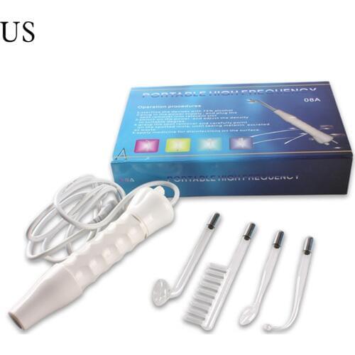 High Frequency Electrotherapy Stick Massage Comb Acne Blackhead Mole Removal Instrument Facial Massager Facial Skin Care Tools