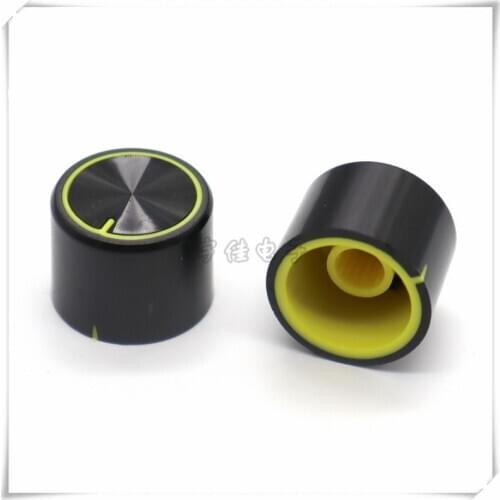 10 Piece 20*15MM two-color plastic knob cap flower shaft knob cap potentiometer knob cap