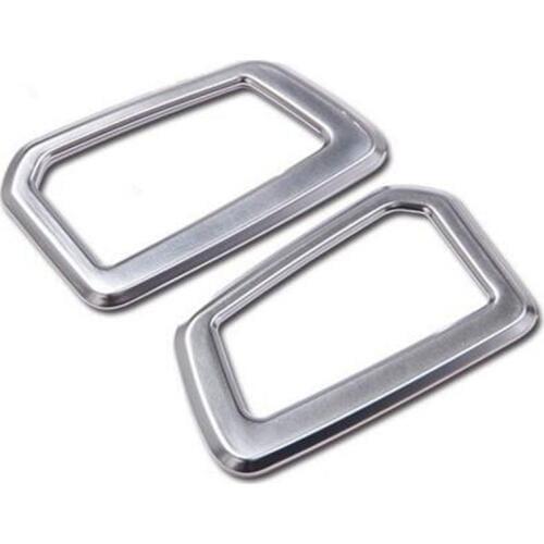 2Pcs Car Interior Front Dashboard Air Outlet Vent Frame Trim Sticker For Land Rover Discovery Sport 2015 2016 Styling