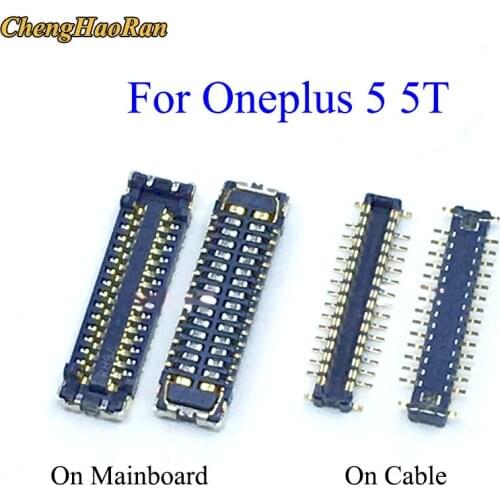 2pcs/lot Coopart USB Charging dock Port FPC connector replacement for Oneplus 5 5T 1+5 1+5T A5000 A5010