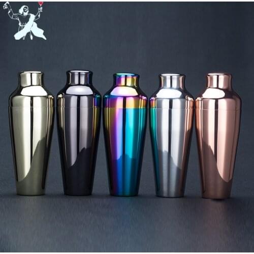 550ml Stainless Steel Cocktail Shaker Cocktail Mixer Wine Martini Drinking French Style Shaker Party Bar Tools