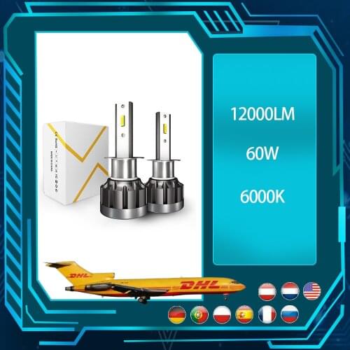 10000LM Car Haedlight Bulbs H1 H4 H7 H8 H9 H10 H11 Led 9003 9005 9006 6000k 60w Auto Fog Light Waterproof Led Bulb Lamp