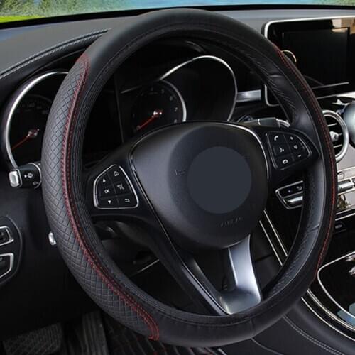 Car Steering Wheel Cover Anti Slip For renault megane 2 peugeot 3008 2017 audi a4 b6 seat altea passat b6 peugeot 207 308