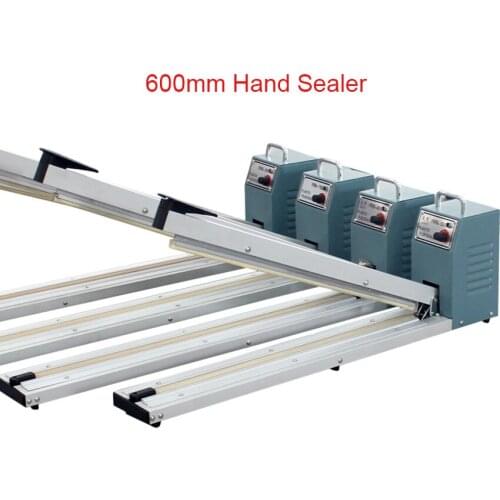 FRN-600 Impulse Sealer Size 600mm Automatic Electric Manual Heat Sealing Machine Plastic Bag Food Packing Kitchen Tool Machine