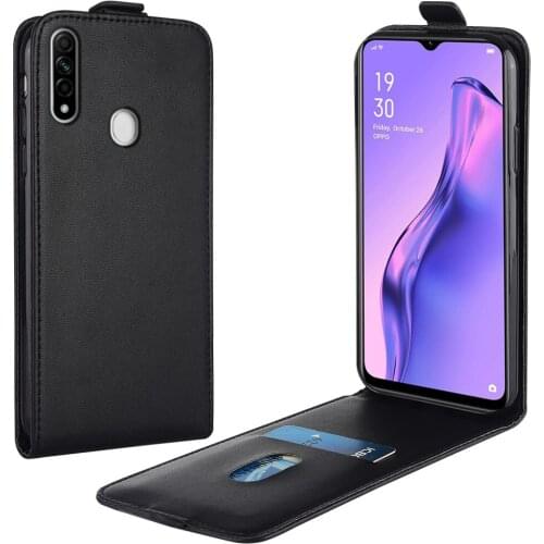 Flip Up and Down Leather Case for OPPO A8 PDBM00 CPH2015 CPH2073 Vertical Cover for OPPO A8 A 8 Case Phone Bag