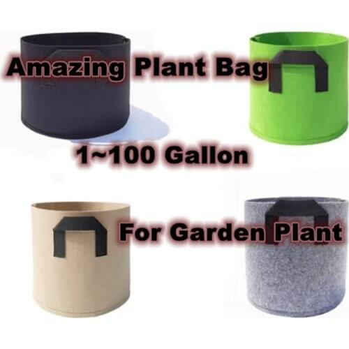 1-30 Gallon Plant Grow Bags Garden Growing Fabric Pot Eco-Friendly For Fruit Plant Magic Seedling Pot Greenhouse Gardening Tools