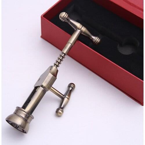 Metal Red Wine Corkscrew Bottle Handle Opener Pressure Remover Bar Tools Kitchen Accessories