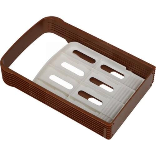 Toast Bread Slicer Plastic Foldable Loaf Cutter Rack Bread Cutting Practical Slicing Loaf Tool Cutter Guide Accessories Kit Q8M1