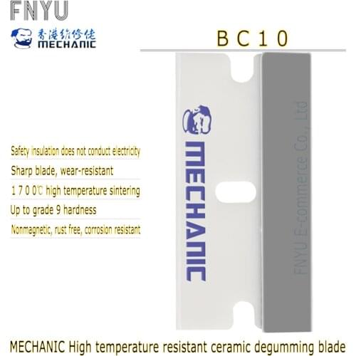 MECHANIC B10 Ceramic blade Screen rubber remover ceramic high temperature corrosion resistant non conductive rubber remover