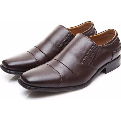 Italian Fashion Elegant Oxford Shoes For Mens Shoes Large Sizes Men Formal Shoes Leather Men Dress Loafers Man Slip On Masculino