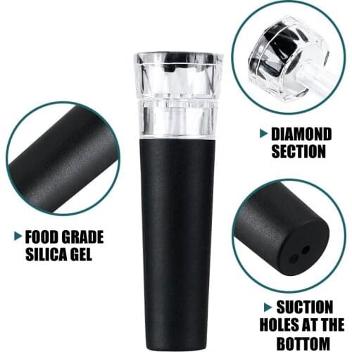 Wine Vacuum Stopper Saver Bottle Preserver Air Pumps Stopper Sealer Plug Tools Home Portable Durable Wine Stopper