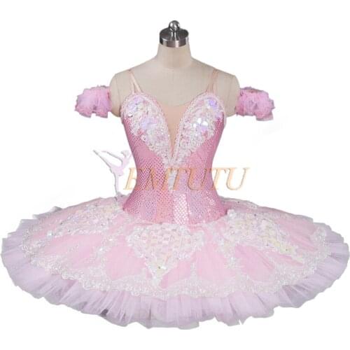 Adult Nutcracker Professional Ballet Tutu Pink Women Sugar Plum Fairy Performance Tutu Fairy Doll Classical Ballet Stage Costume