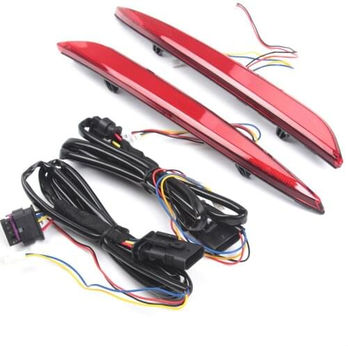 Rear Bumper Turn Signal Brake Light Fog Light Modified Tail Light For Tesla Model 3 16-21 Tail Light Indicator Brake Tail Lights