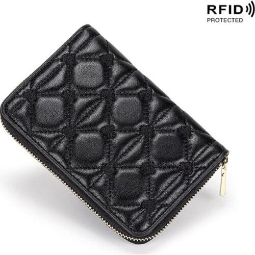 Woman Card Wallet Genuine Leather Credit Card ID Card Wallet Cash Holder Organizer Case Credit Card Holder Bank Card Package