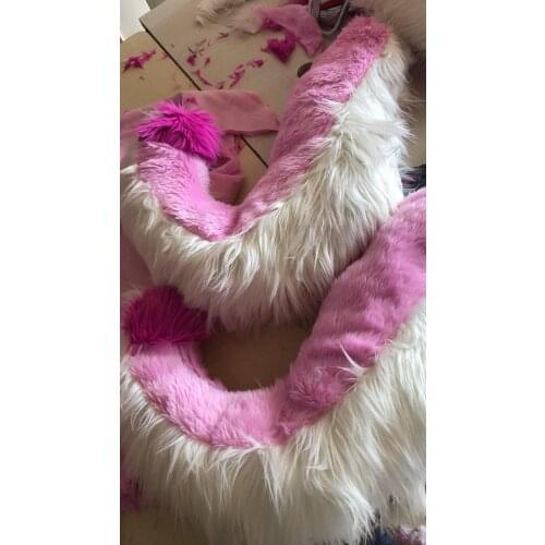 Professional Mascot furry All Sizes husky dog tail Fursuit Mascot Costume Cosplay Dress Halloween Carvinal Performance