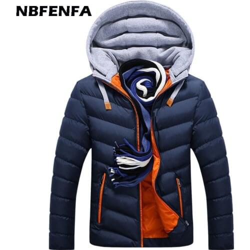 Winter Jackets Men Warm Coats Hooded Male Windbreaker Parkas Outdoor Sport Outwears Men Clothing Thick Warm Fashion Jacket LX161