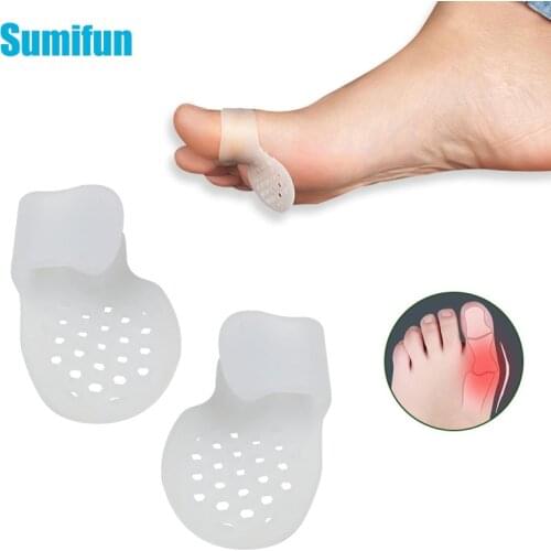 2pcs Ventilation Big Toe Valgus Corrector Thumb Overlapping Orthopedic Hallux Separator Pad Pedicura Support Foot Care Tool