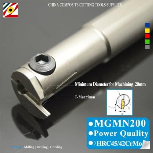 EDGEV MGNVR2016-2 MGNVR2316 MGIVR2016 MGIVL2016 2/2.5/3/4 CNC Lathe Internal Grooving Tool Holders For KORLOY MGMN200 250 300 40