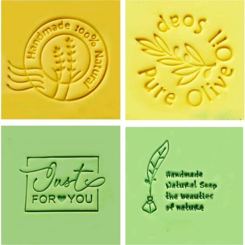 Diy Handmade Soap Stamps white resin soap chapter variety of handmade soap chapter 45 x 40 mm