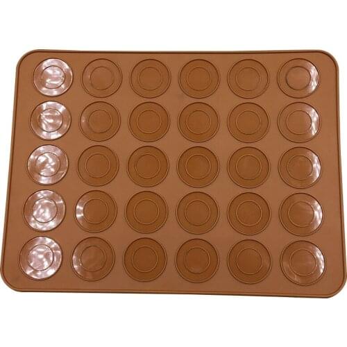 Home Kitchen Silicone Macaroon Pastry Oven Baking Mould Sheet Mat 48-Cavity DIY Mold Baking Mat Kitchen Accessories Cake Tools