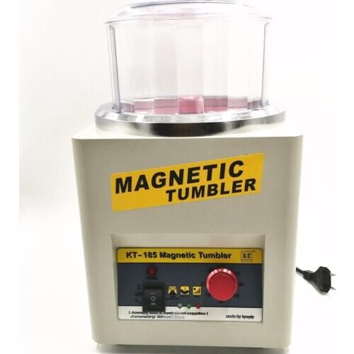 Electric Magnetic Polishing Machine Cleaning Polishing KT-185 Magnetic Deburring Machine Tool Equipment, Jewelery Goldsmith 220V