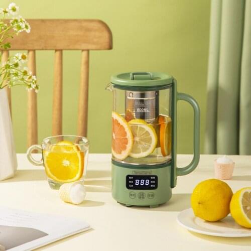 600ml Household Glass Electric Kettle Mini Health Preserving Pot With Filter Multifunctional Tea Dessert Cooking Machine 220V