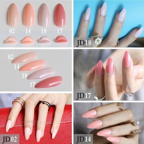 New fashion Pink mountain peak personality Designs False nails 24pcs Full Nail Tips Girls decorating Artificial nails