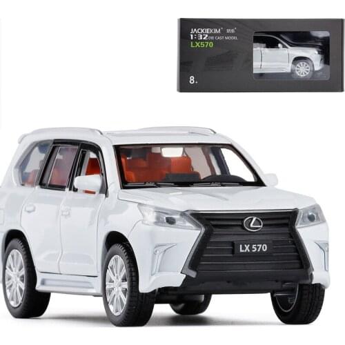 JackieKim 1:32 Lexus LX570 SUV Metal Alloy Diecast Model Car Toy Car