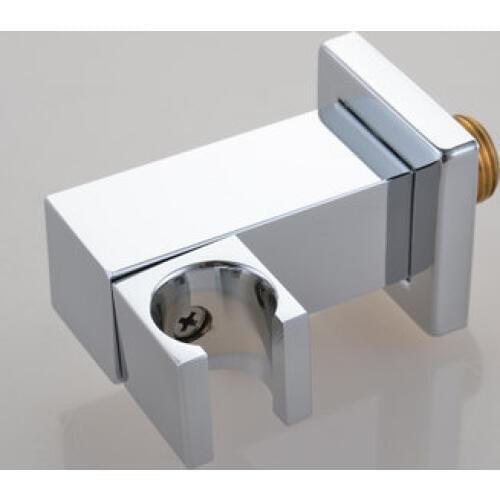 Wall mounted Shower accessories Solid Brass handheld Shower Head Holder Support Rack with Hose Connector,Adjustable angle