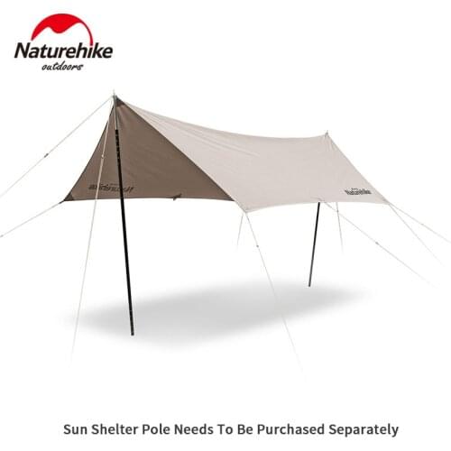 Naturehike Strerch Cotton Hexagonal Sun Shelter Waterproof Outdoor Camping Large Shade Space Portable Convenient