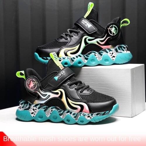 2021 New Kids Sport Shoes For Boys Running Sneakers Casual Sneaker Breathable Childrens Fashion Shoes