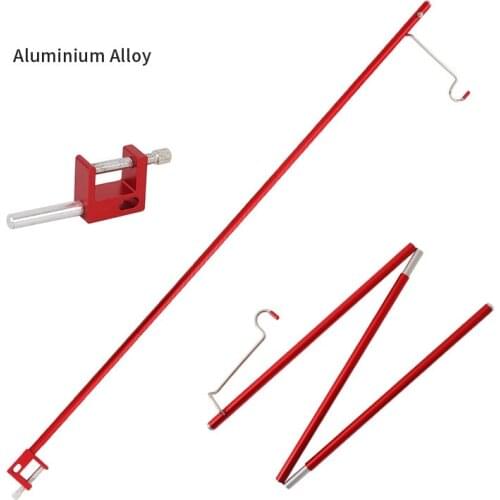 Outdoor camping picnic portable light pole lamp pole travel aluminum alloy folding camp tent lantern light pole