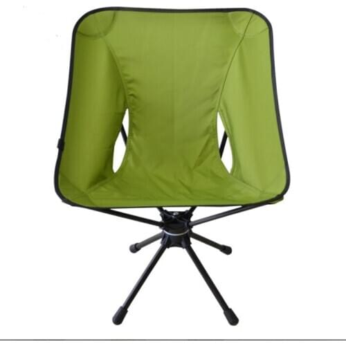Swivel Chairs Picnic Beach Fishing Folding Chair Outdoor Backpacking Lightweight Chair with Carry Bag for Camping Hiking