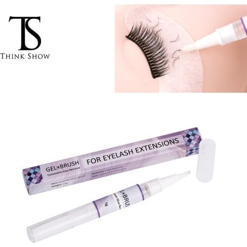 Professional Eyelash Glue Remover Pen/Cream Good Smell Adhensive Fast Cleaning Safe Eyelashes Remover Brush Makeup Tool