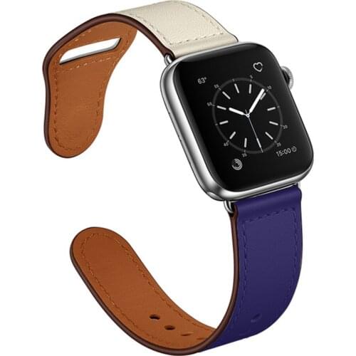 Genuine Leather Strap For Apple watch series 6 5 4 3 se bracelet iWatch accessories correa apple watch band 44mm 42mm 40mm 38mm