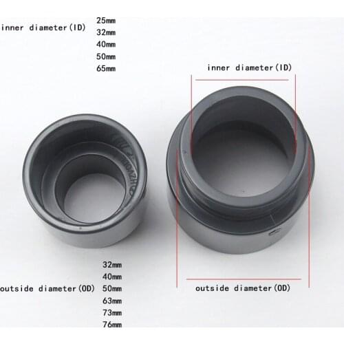 UPVC Coupling Adaptor PVC Plastic Copy Forest Joint for Water Treatment Pipe Connection System Adapter 1 Pcs