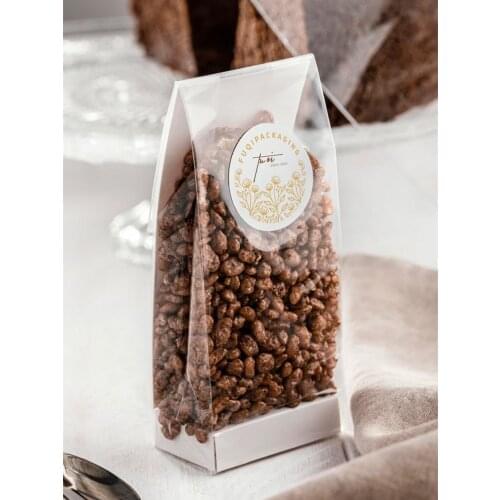 StoBag 50pcs Cookies/Candy Packaging Self Stand Biscuit Decoration For Bakery Birthday Wedding Party Handmade With Card Bottom