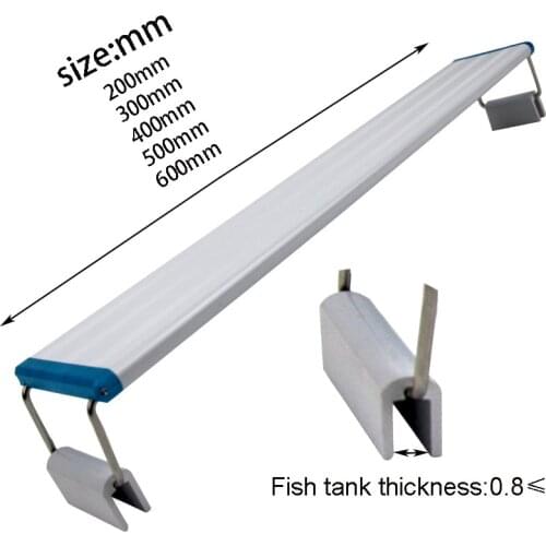 Ultra-thin LED fish tank lighting aquatic plant light 18-75CM expandable waterproof clip on the fish tank light 220V 50Hz