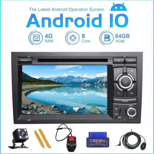 ZLTOOPAI Android 10 Audi A4 B8 S4 B6 B7 RS4 8E 8H B9 Seat Exeo 2002-2008 Car Multimedia Player GPS Navigation Head Unit Stereo