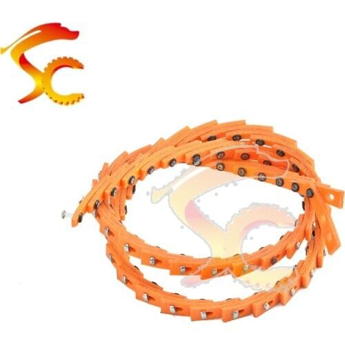 1meters with the Nail B width 17mm color orange polyurethane v-belt Free Shipping