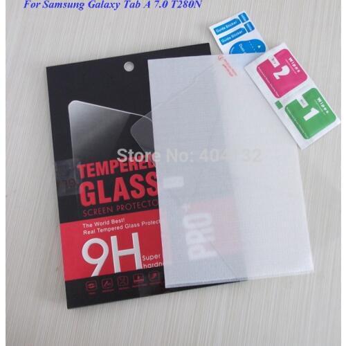 100PCS/Lot For Samsung T280N Glass Film Tempered Screen Protectors For Samsung Galaxy Tab A 7.0 T280