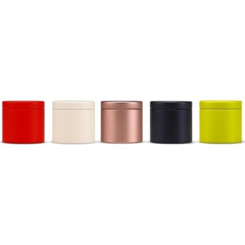200pcs 47x45mm Mini Small Tea Box Metal Tin Storage Boxes Candy Case Organizer Box 5 Colors wen4857