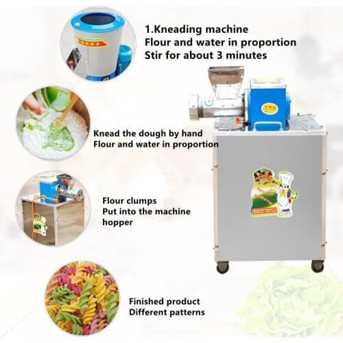 2020Commercial multi-function automatic Pizza round noodle chicken feet lantern S shape rolls extrusion molding making machine
