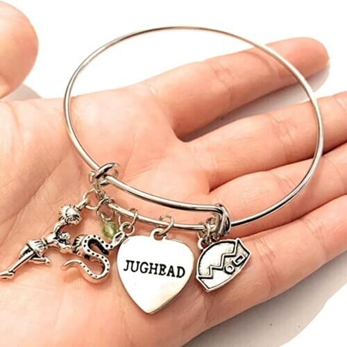 Riverdale Bangle Betty Jughead Jones Cuff Bangle Charm Bracelet Southside Serpents Riverdale Vixens Jughead Jewelry