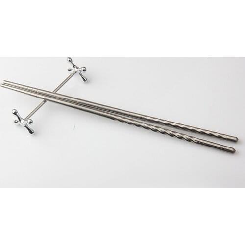 Zinc Alloy Flowers Chopsticks Rest Spoons Standing Forks Tableware Rest